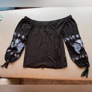 American Eagle Outfitters Black Top